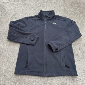 The North Face Fleece Jacket Boys XL Blue Full Zip Mock Fleece Outdoor School